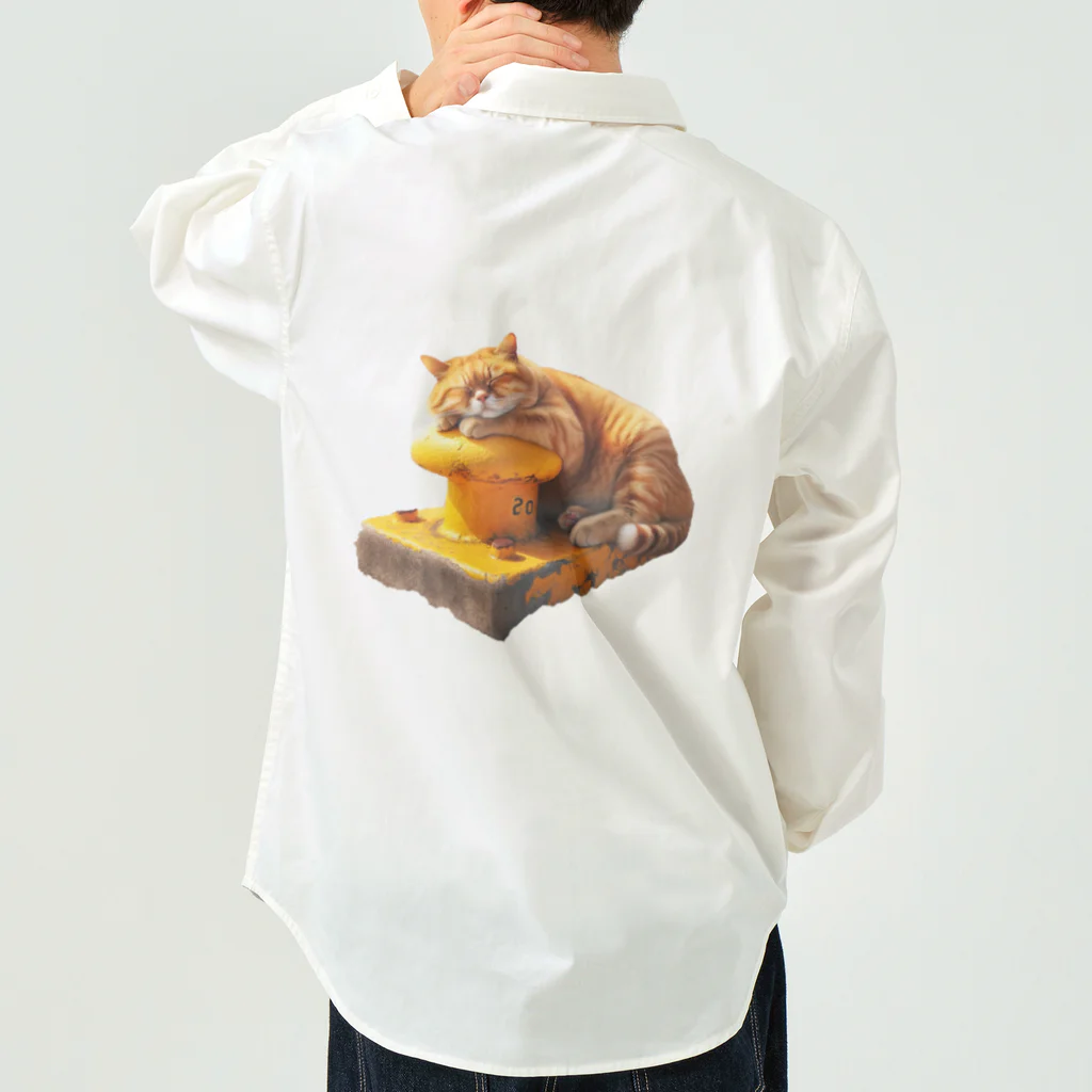 masaki1019のおひるね猫 Work Shirt