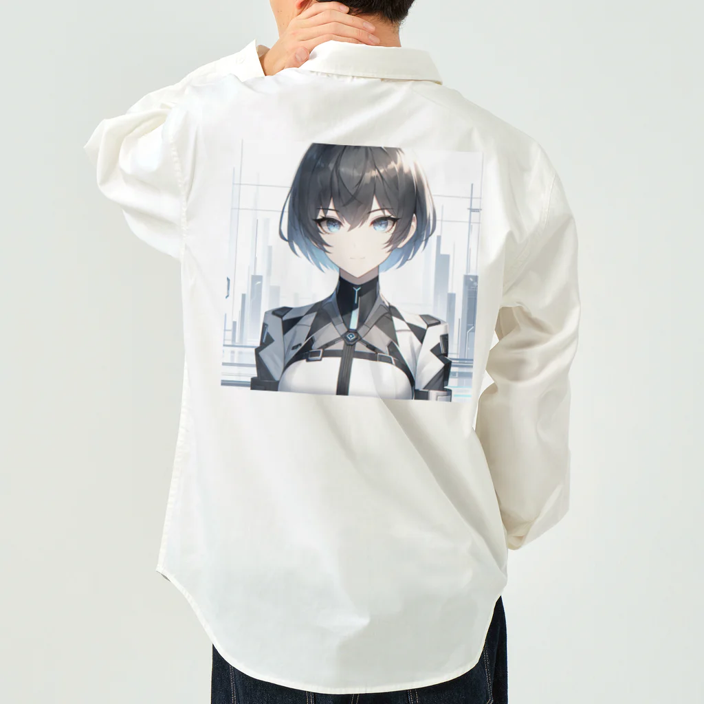 しんがんの未来的なAI美女 Work Shirt