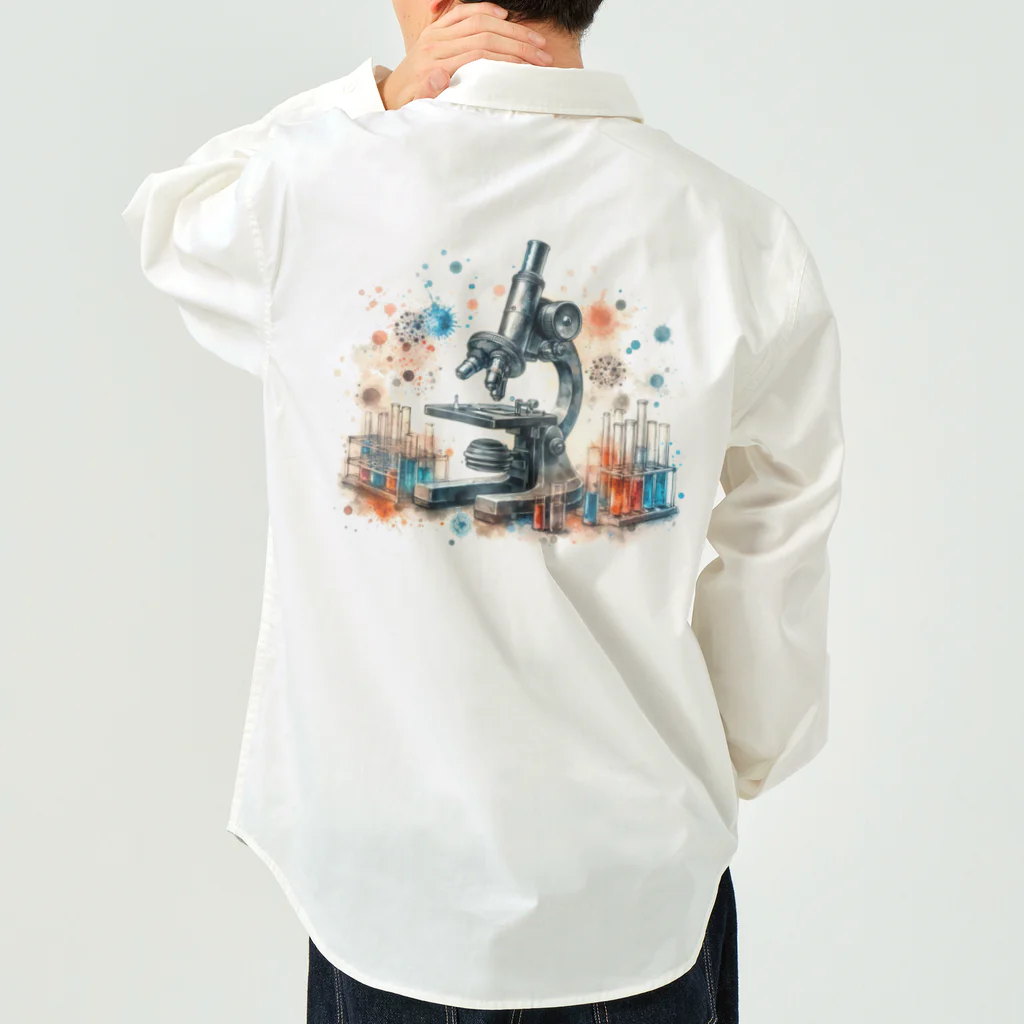 science closet（科学×ファッション）の顕微鏡　~ミクロの世界~ Work Shirt