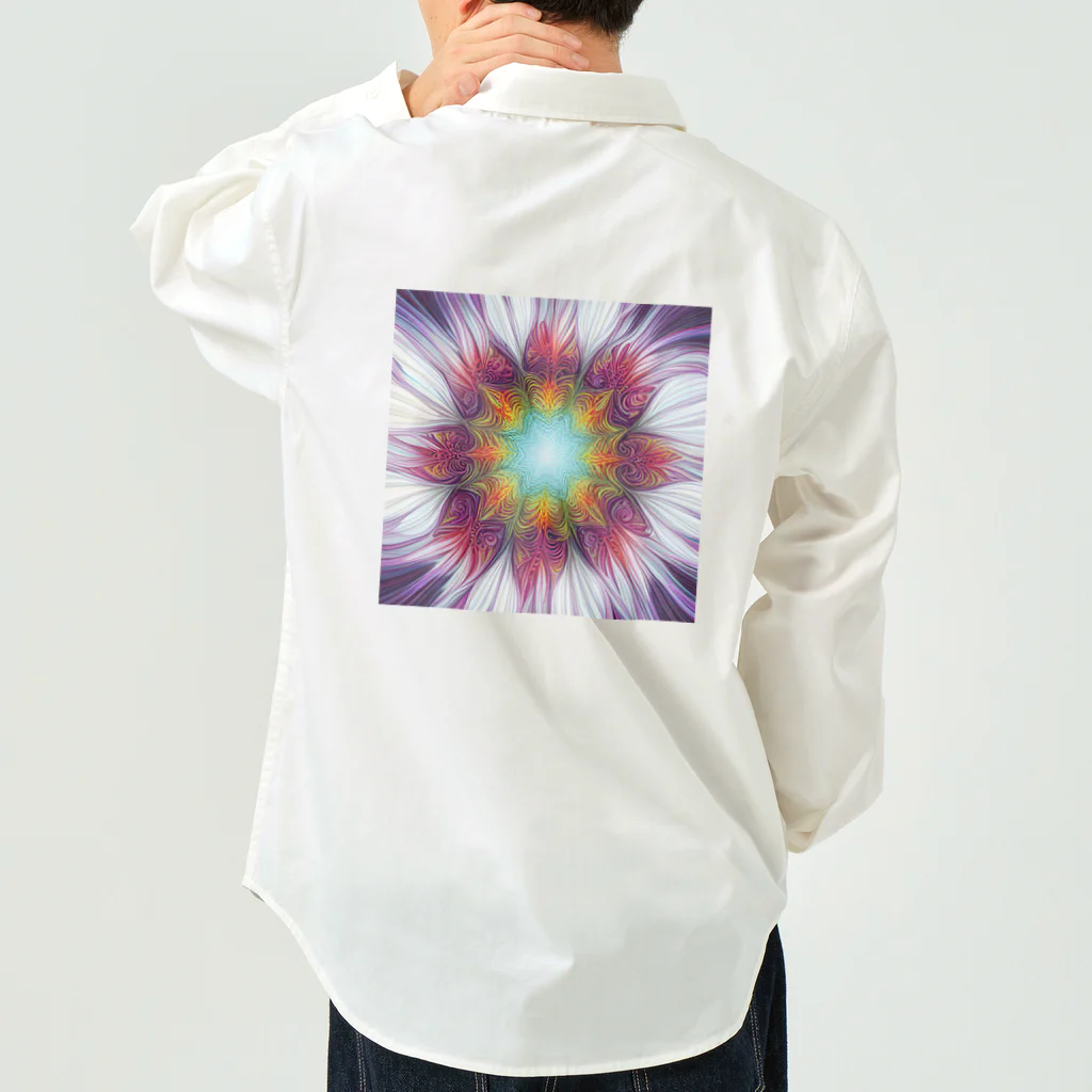 yukurujoのカラフル１０ ワークシャツ