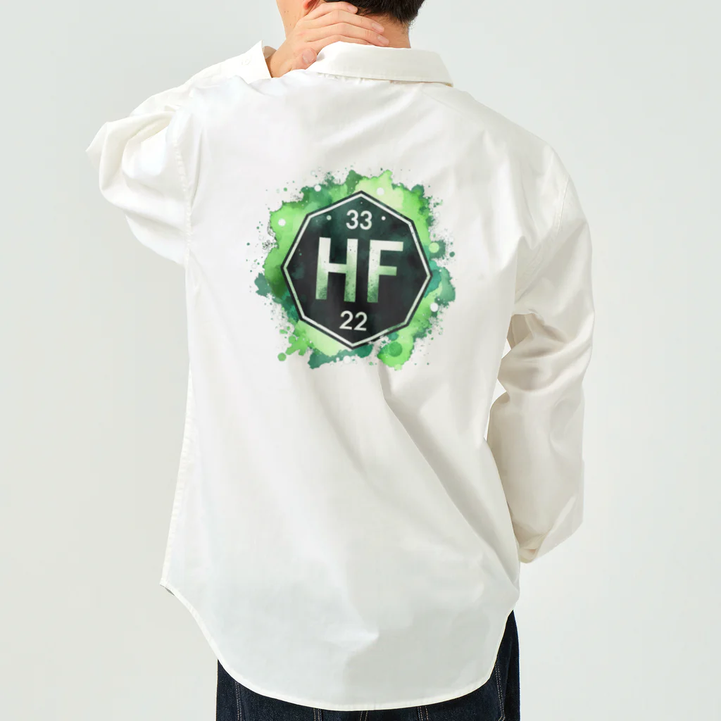 science closet（科学×ファッション）の元素シリーズ　~ハフニウム Hf~ Work Shirt