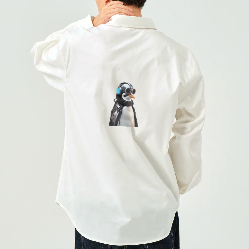 YASU_Createrのサイバーペンギン ワークシャツ