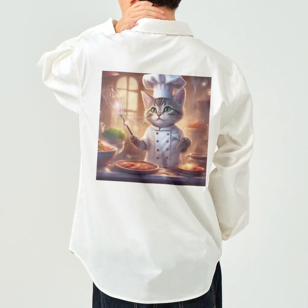 キャリーのcooking猫 Work Shirt