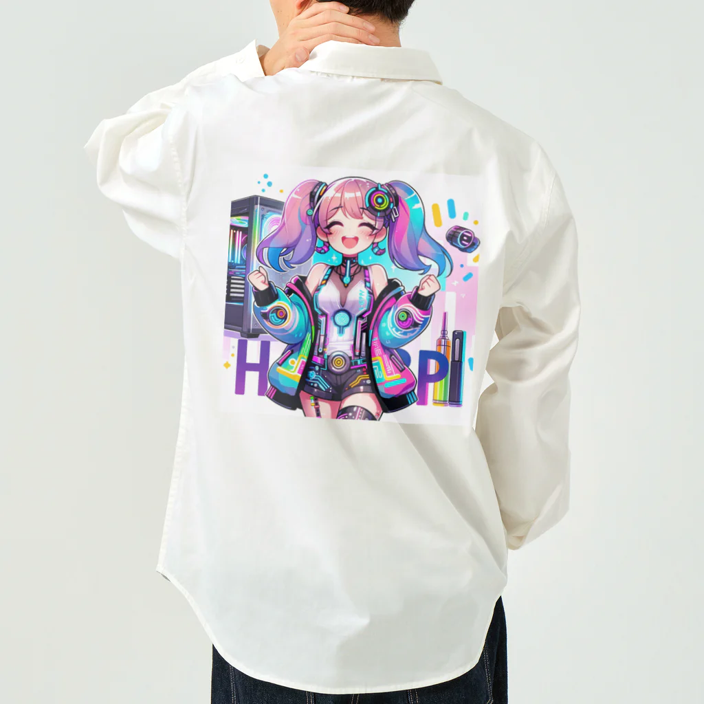 iSysのゲーミング少女ピーシースリー Work Shirt