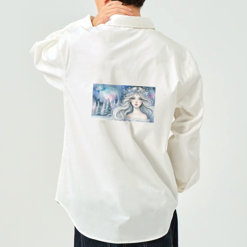 ZUCCOの氷の精霊と夜の森の秘密 Work Shirt