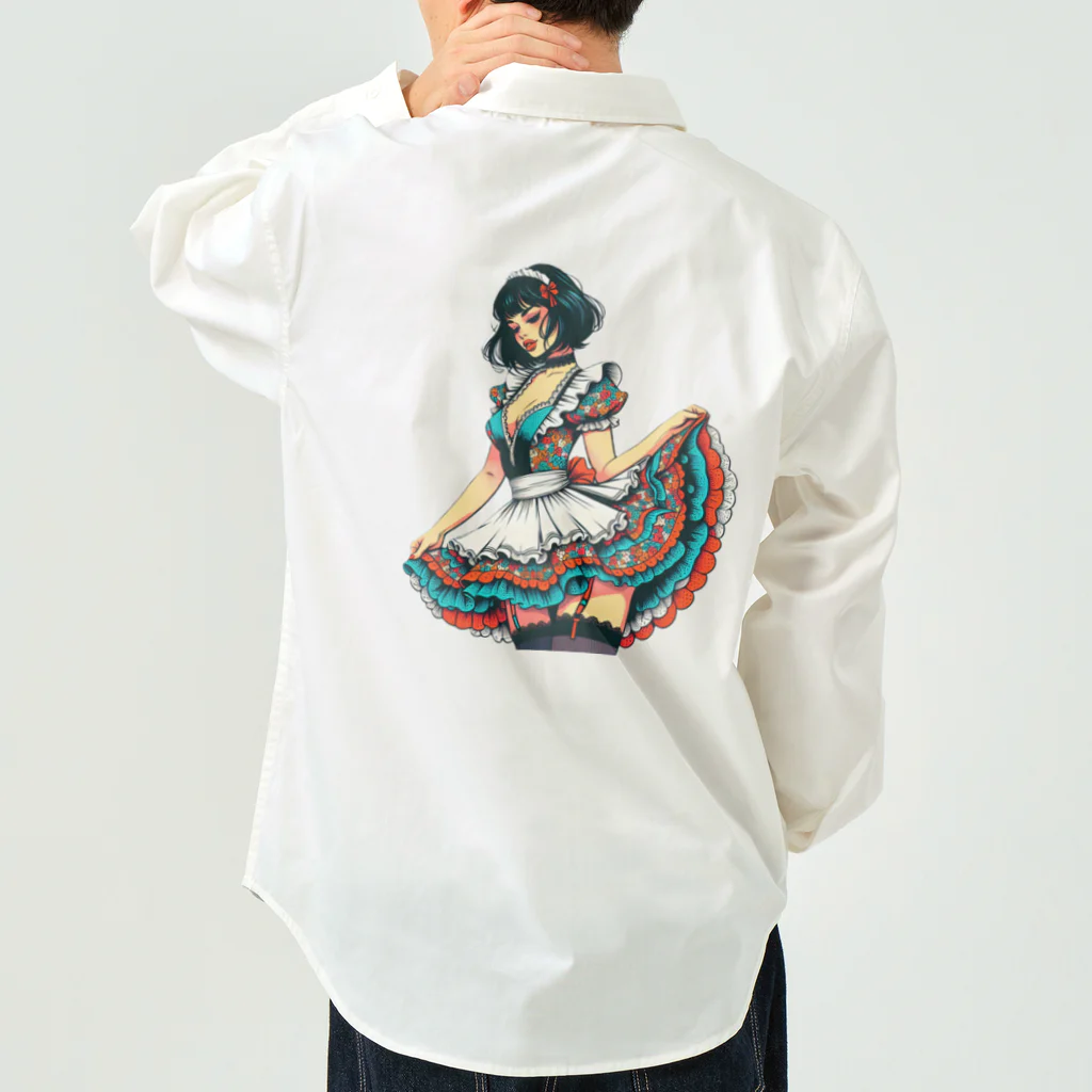 taturou-11777のセクシーで魅力的なメイド Work Shirt