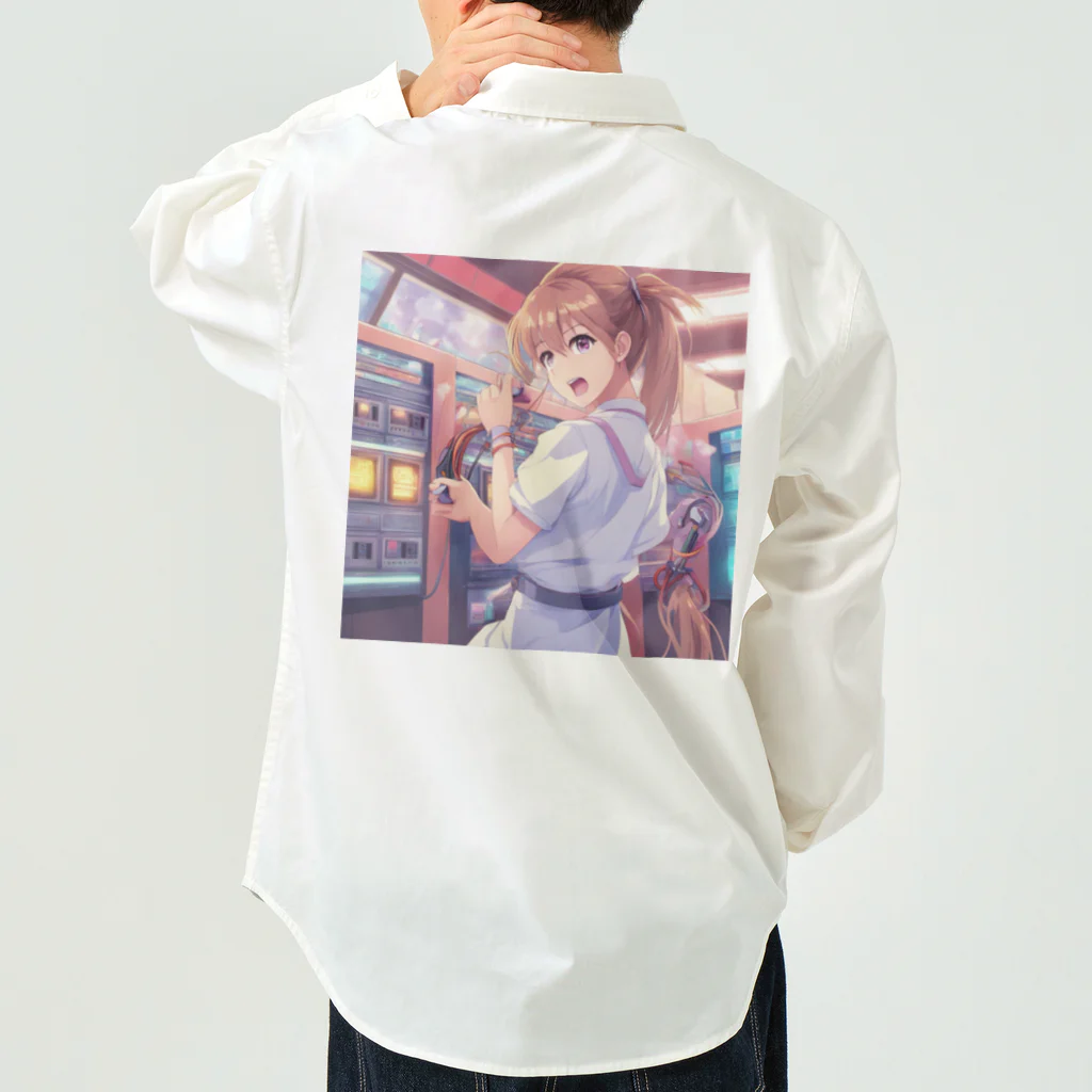 アニメ好きの野生味溢れる店J JK専門店の電気系ポーニーテールJK　 Work Shirt