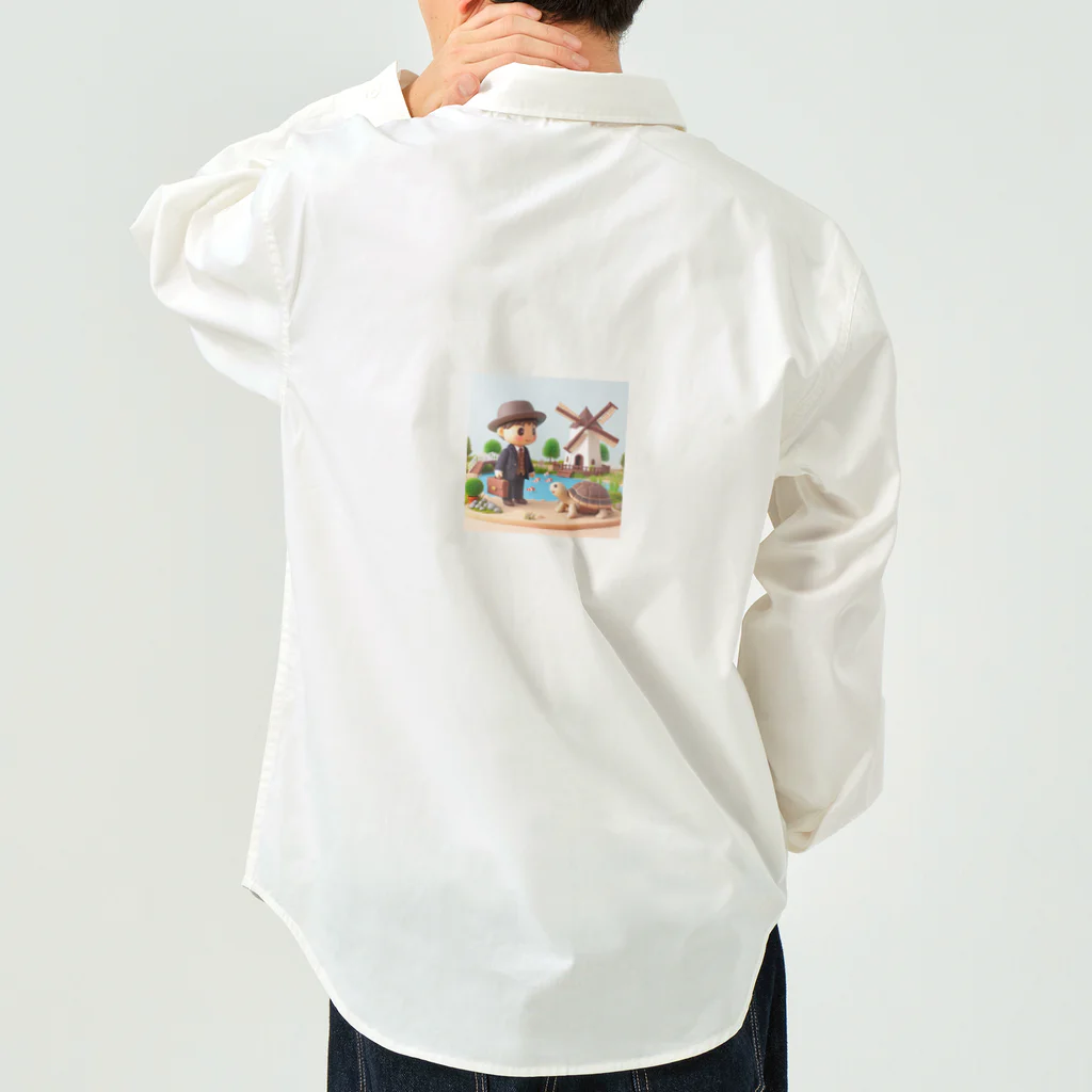 kumama07のリクガメ君と僕 Work Shirt