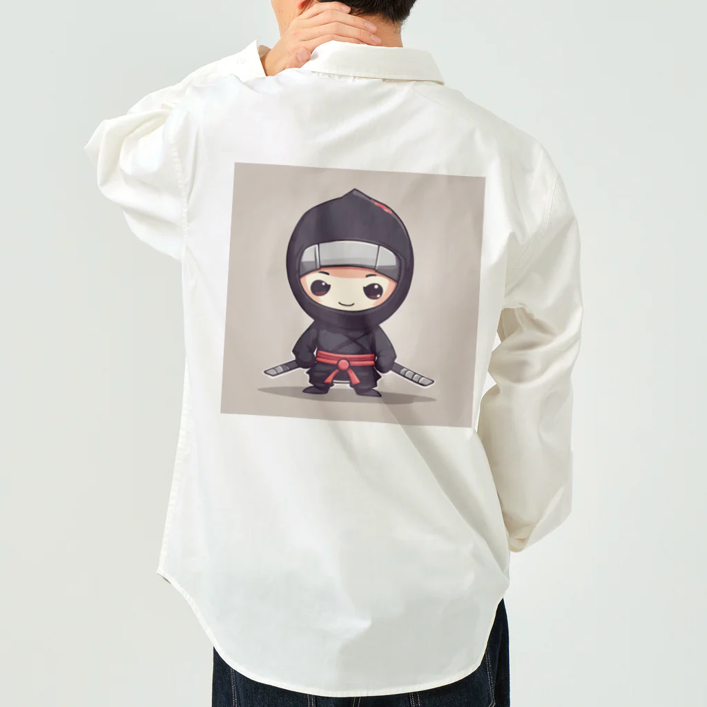 d-design-labのかわいい忍者のイラストグッズ Work Shirt