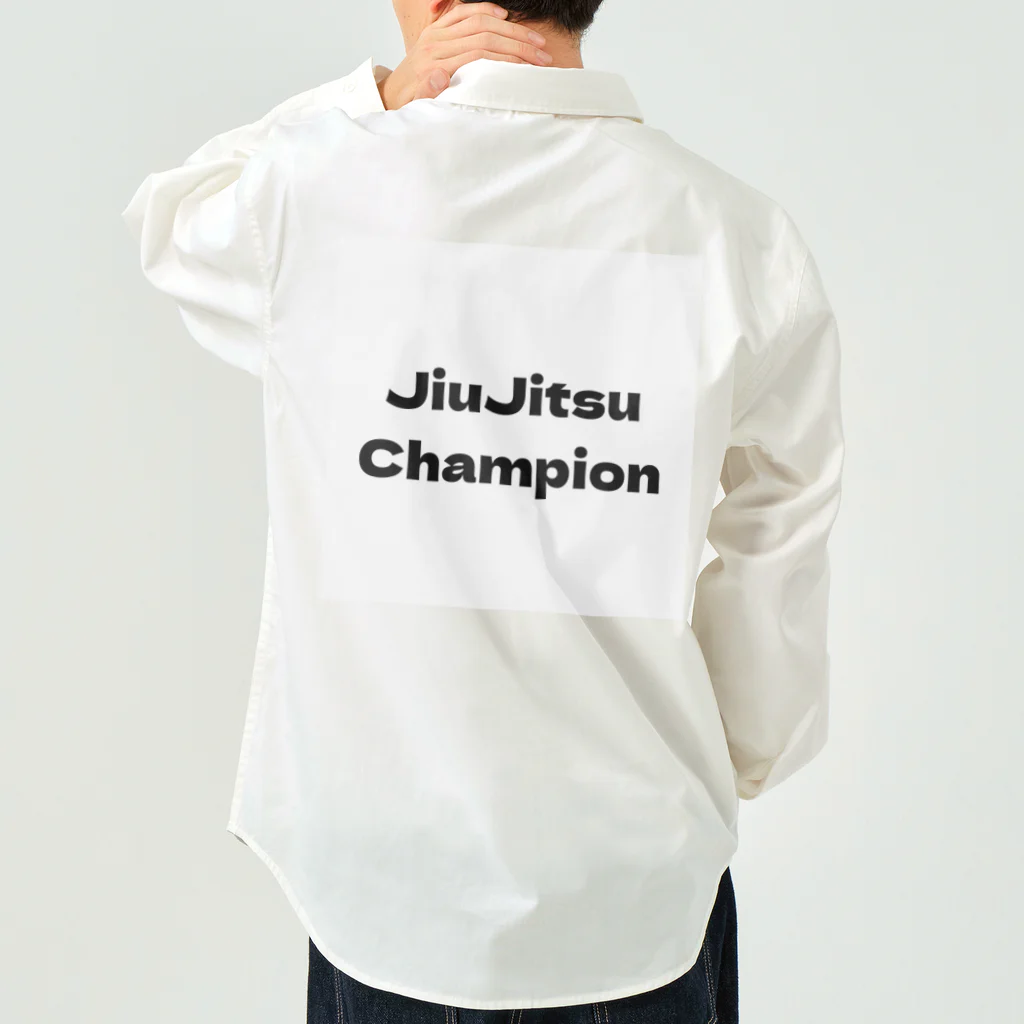 NoJiujitsuNoLifeの柔術ブランド　JiuJitsu Champion ワークシャツ