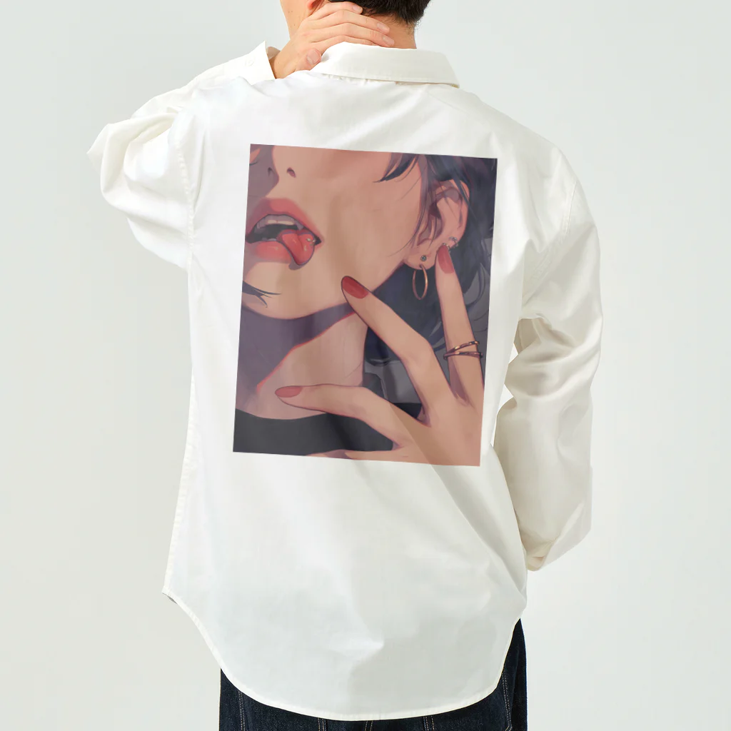 ハチドリ(HACHIDORI)のTongue Piercing Work Shirt