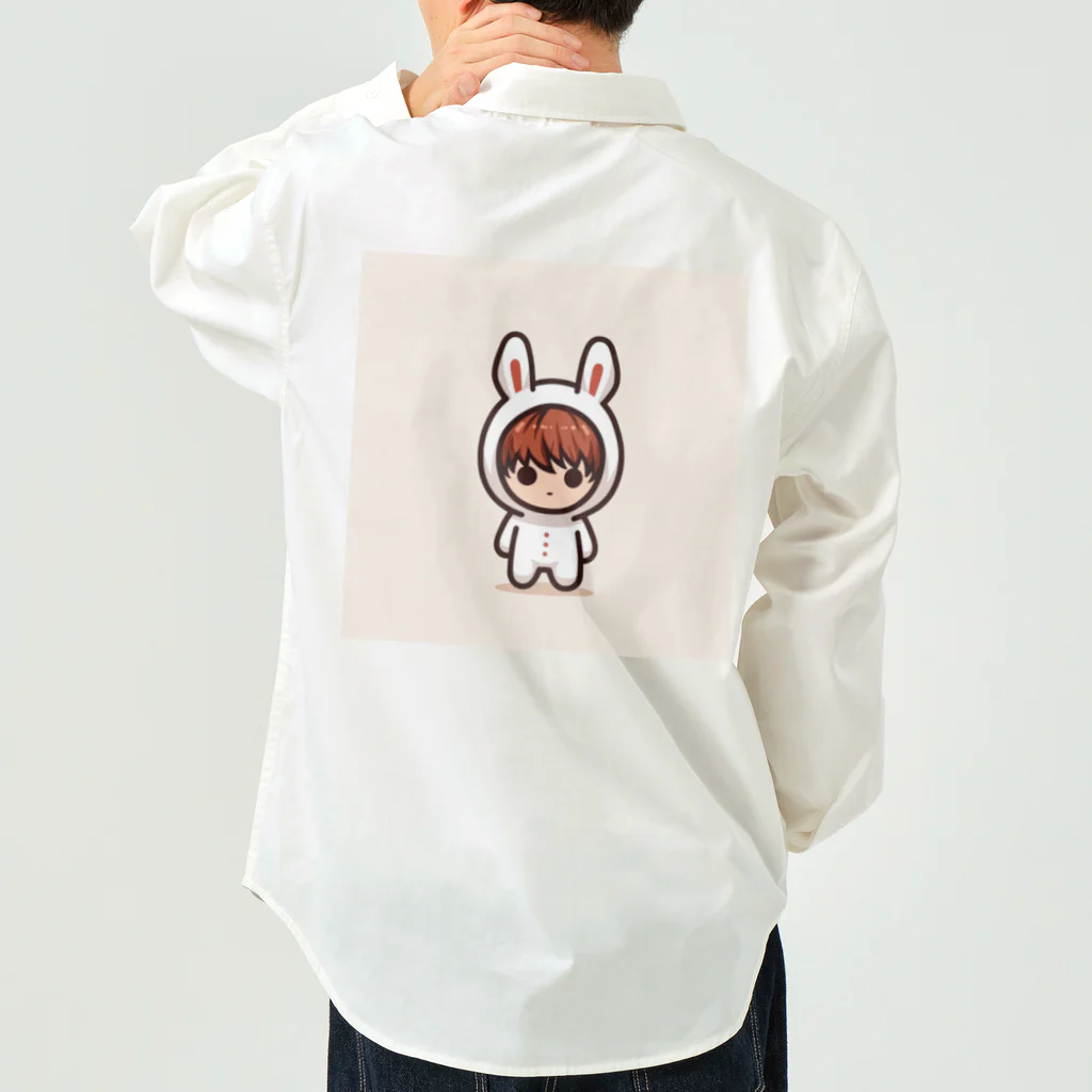 ユサユサしてるキャラクターショップのなにかをかんがえながらユサユサ Work Shirt