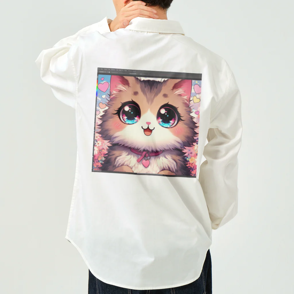 yos-1292583のねこニコばん Work Shirt