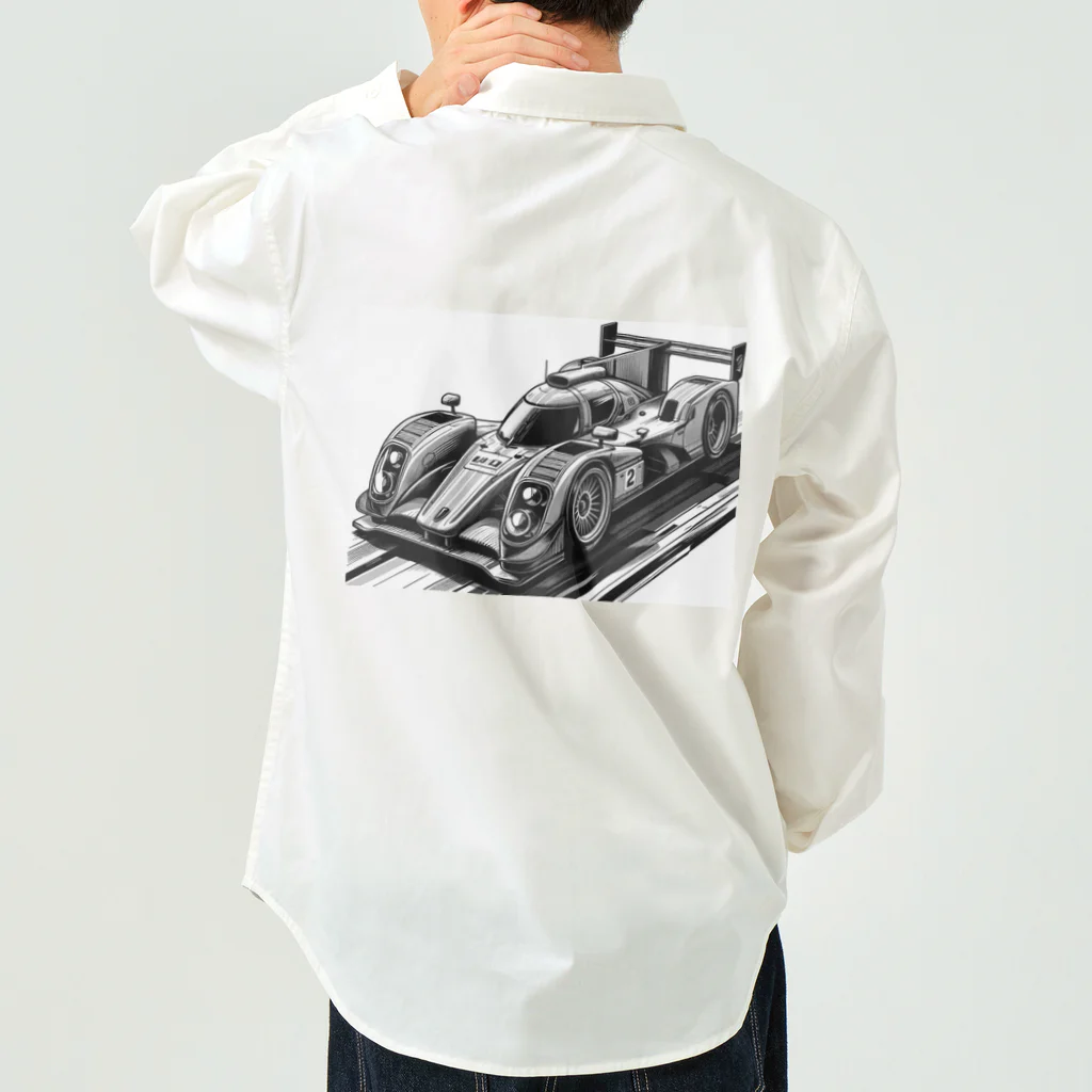 shinsuke114のシャープなデザインのスポーツカー Work Shirt