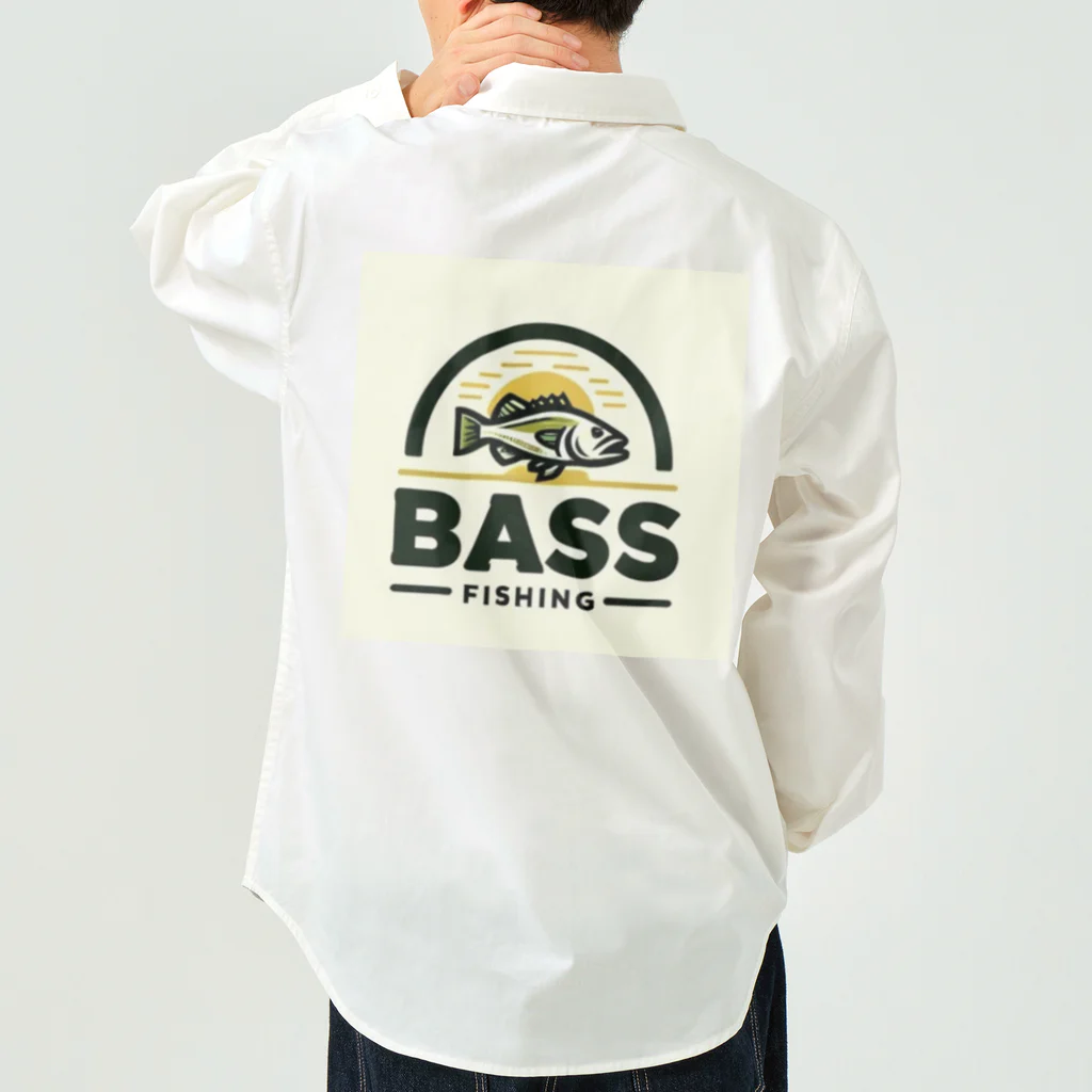 bassblocksのクラシカルバスロゴ Work Shirt