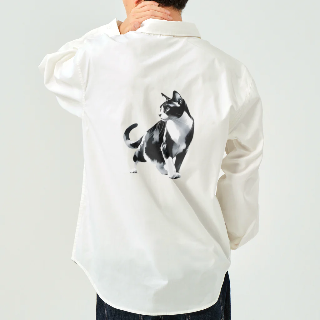 Cat Freakのハチワレキャット ワークシャツ