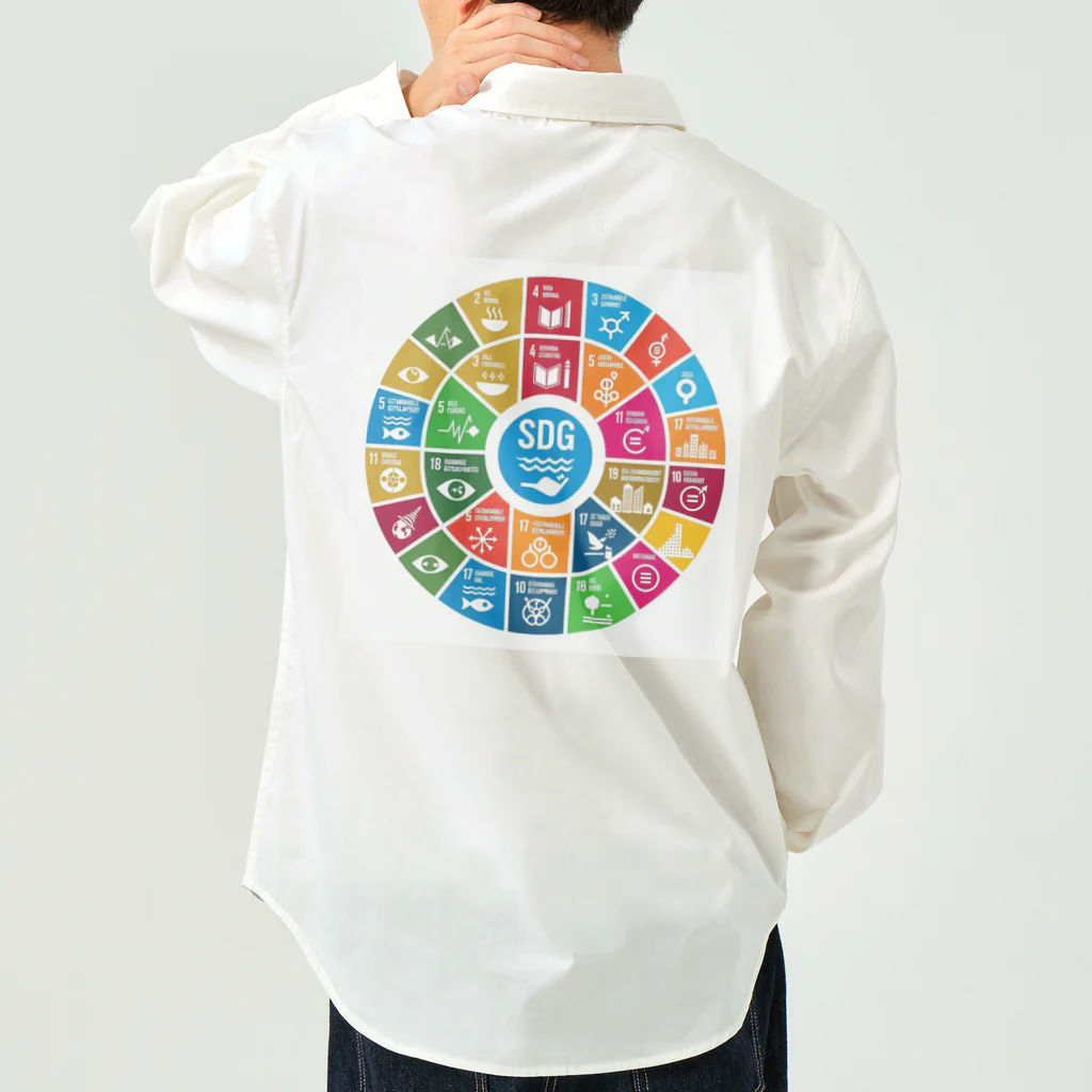 happiness_shopのSDGs（持続可能な開発目標） Work Shirt