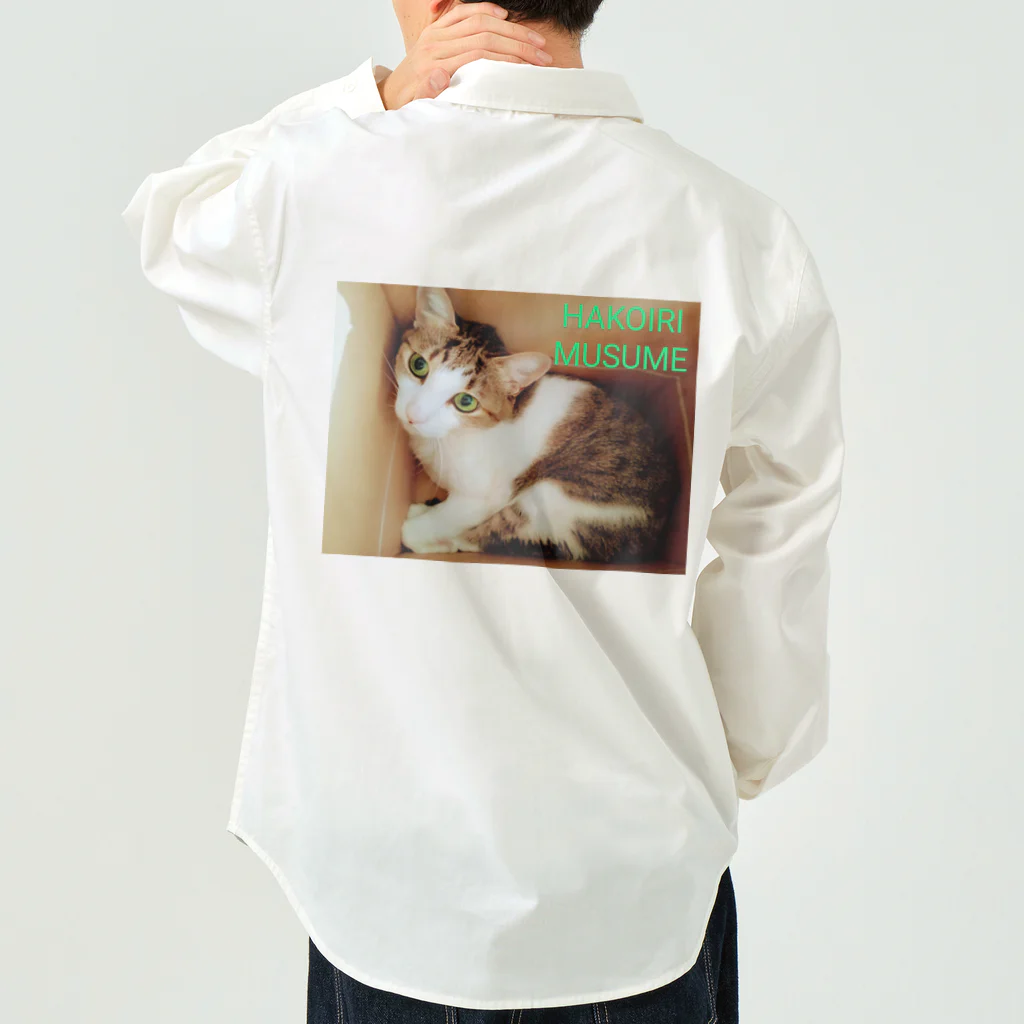 ハンドメイドSaoriのハコイリムスメ(猫) ワークシャツ