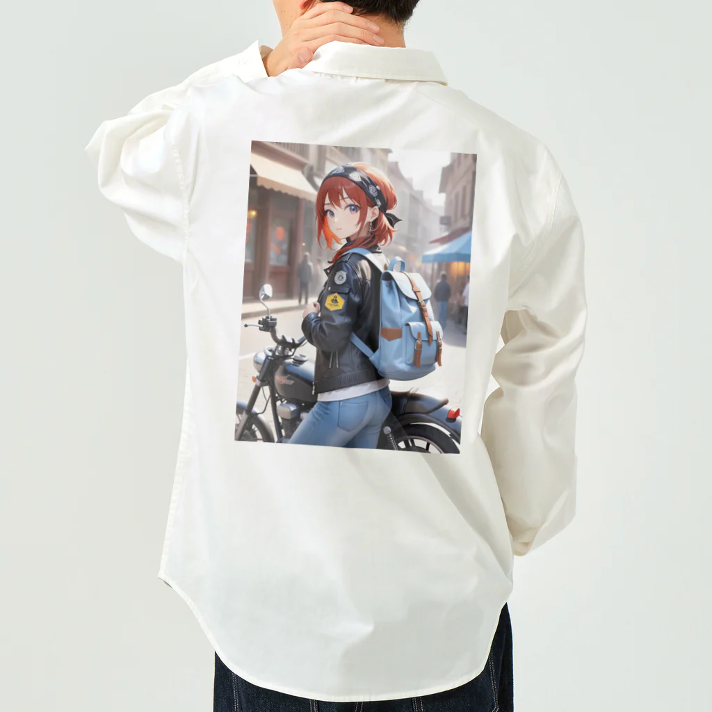 ヨーカズのバイク女子そら Work Shirt