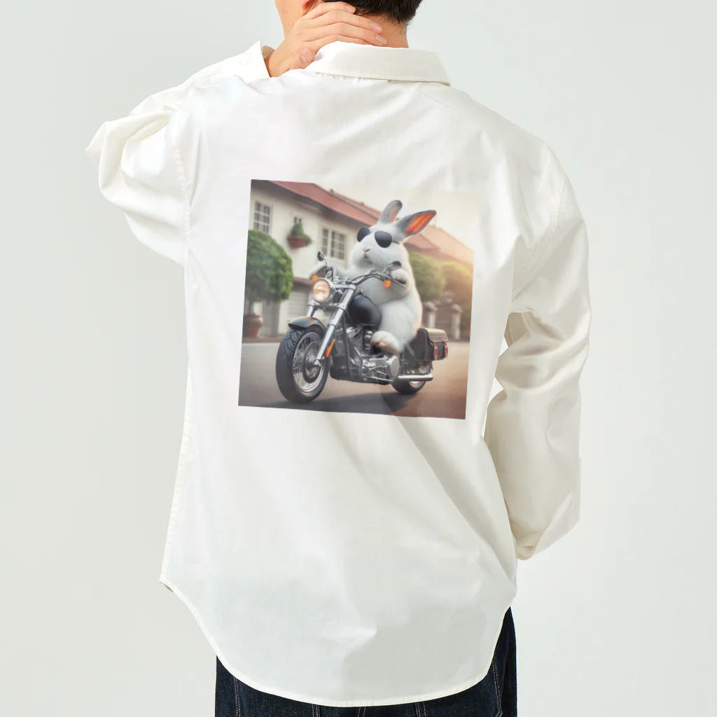 やんちゃな動物達のやんバニー　バイクver Work Shirt