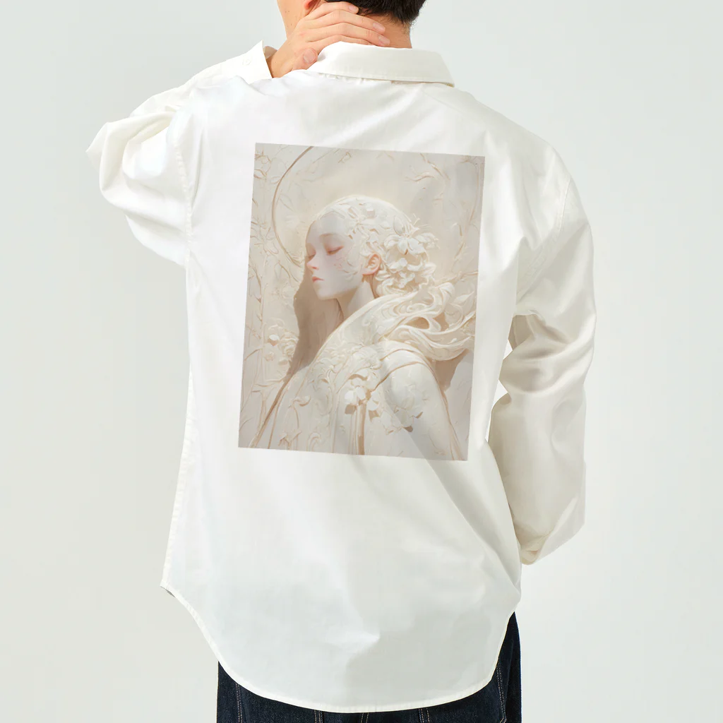 AQUAMETAVERSEの美しい女性の彫刻　　なでしこ1478 ワークシャツ