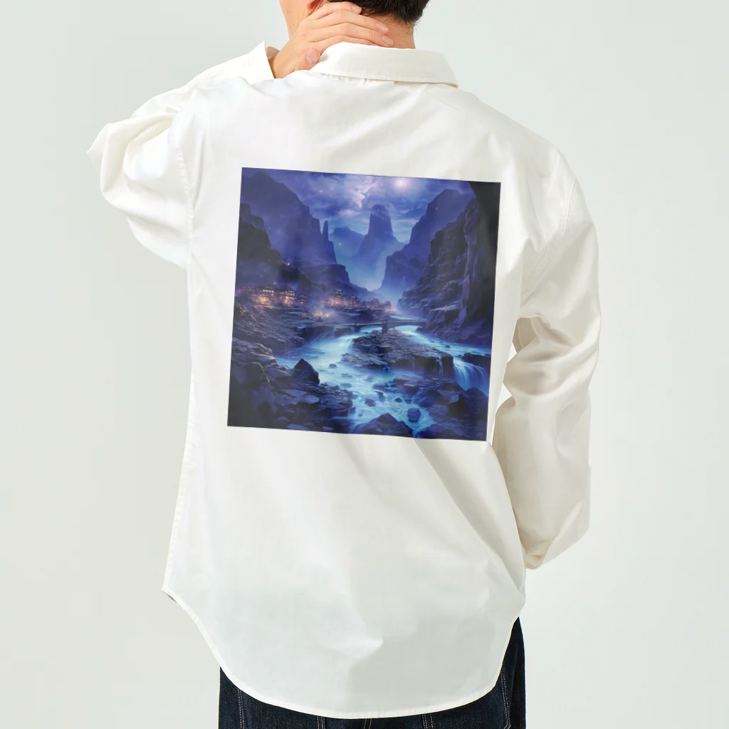 AQUAMETAVERSEの夜景　なでしこ1478 Work Shirt