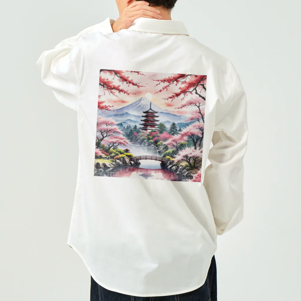 m-mike007の日本の風景 Work Shirt