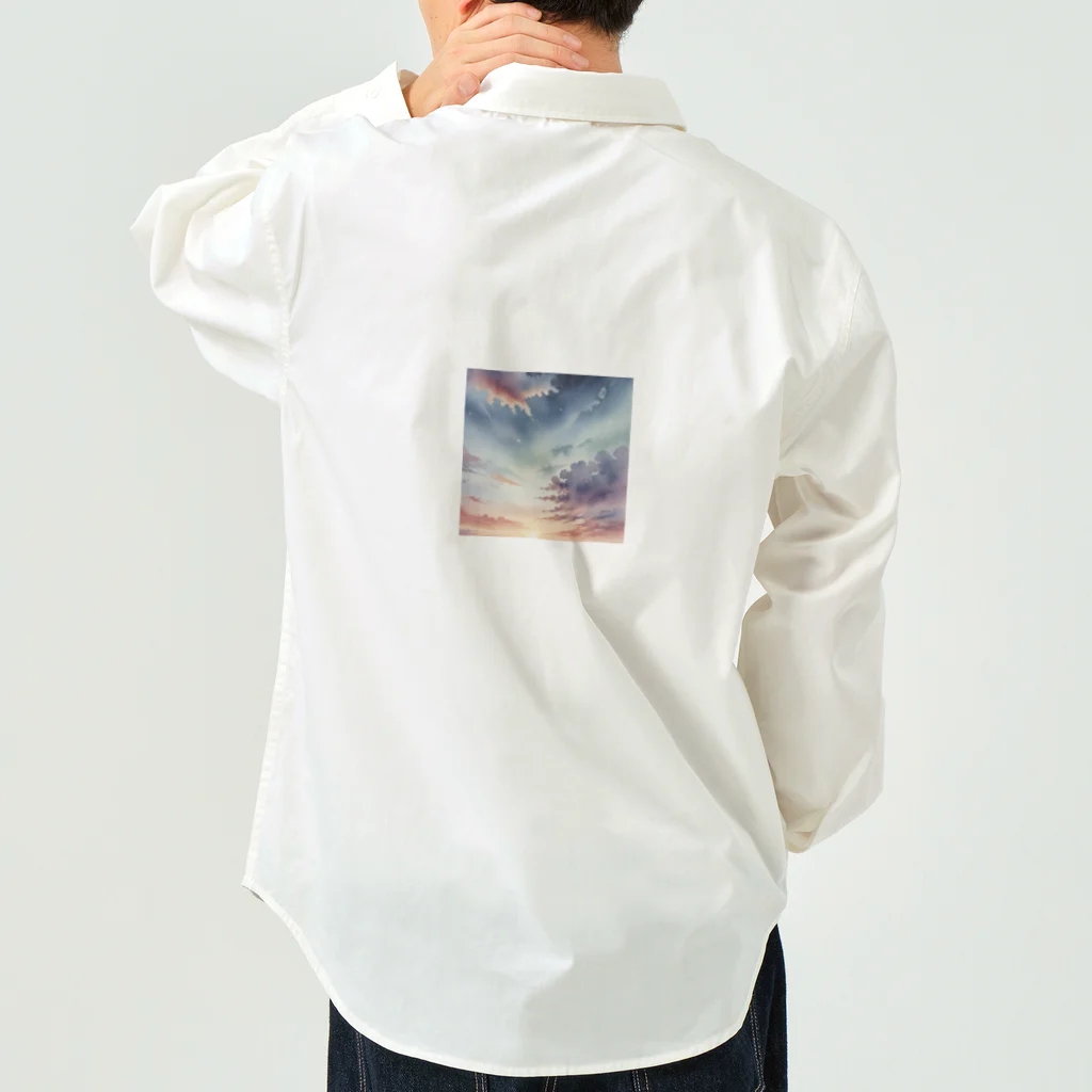 秋山せれなの空のグラデーション Work Shirt