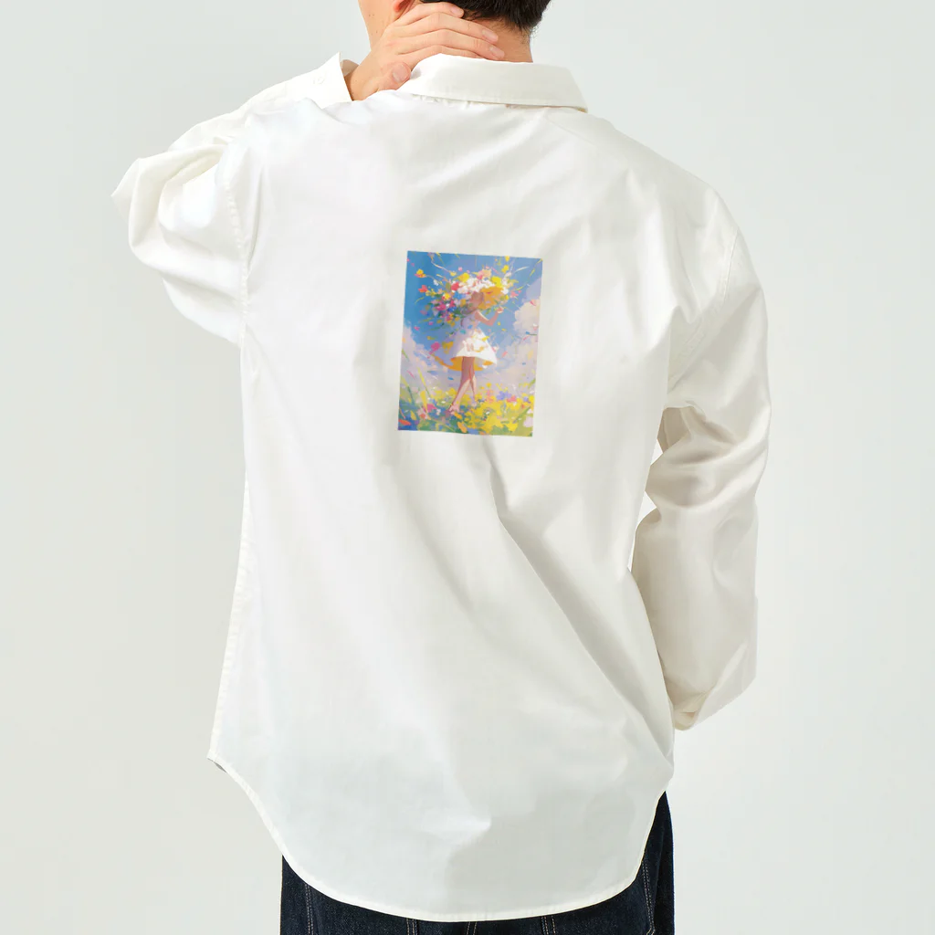 AQUAMETAVERSEの花のささやき　ラフルール　1859 Work Shirt