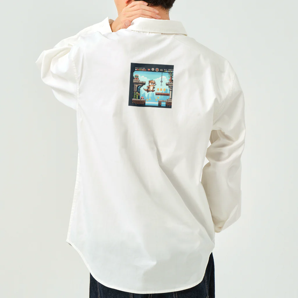 suke3kaku3のカワウソがゲームの世界に飛び込んだ！ Work Shirt