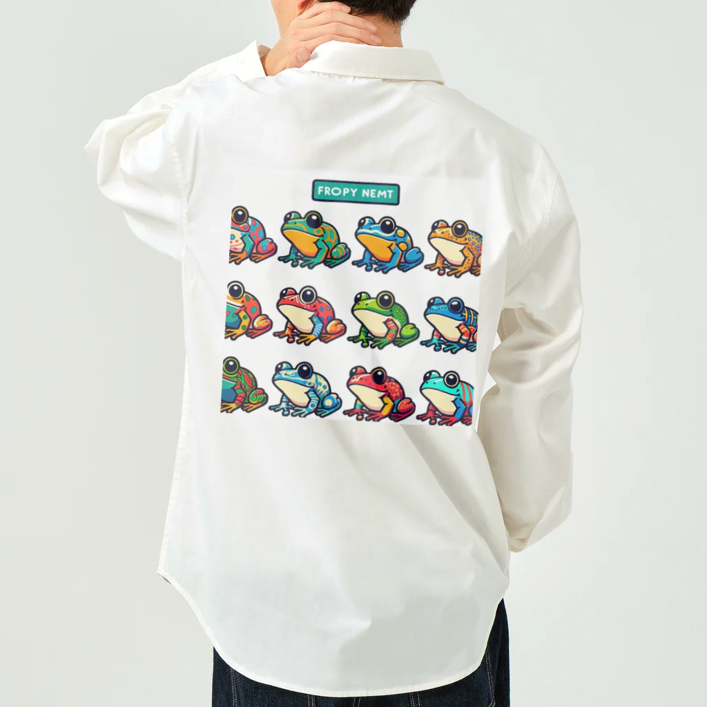 Happy Human のフロッグマン Work Shirt