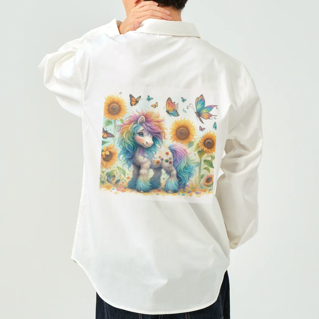 チロライショップのPretty　ミニチュアホース Work Shirt