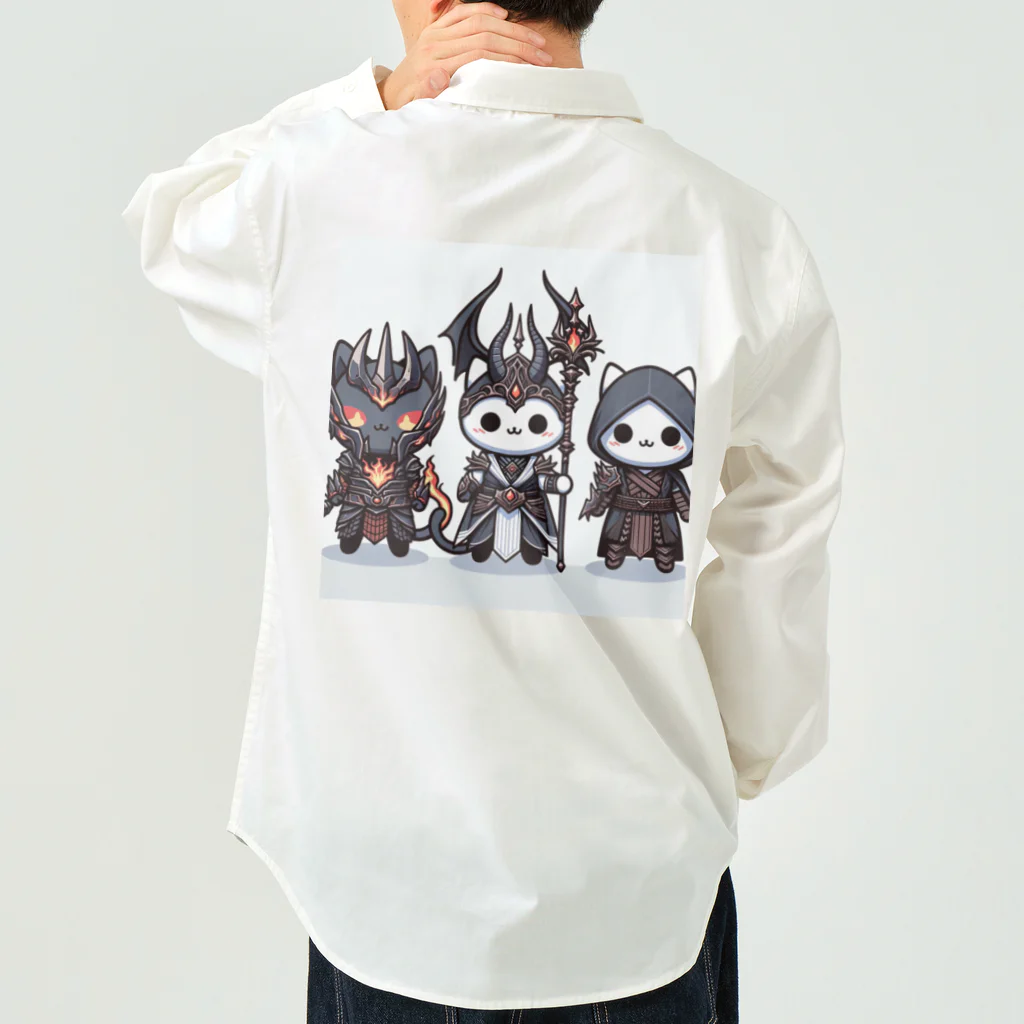 にゃんラボの魔王にゃんこと側近にゃんこ Work Shirt