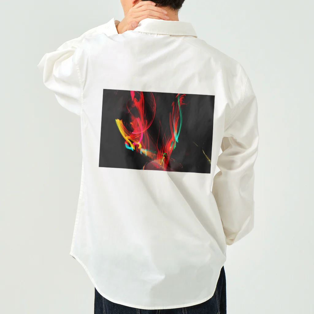 ドラムアートショップのドラムアート(焔) Work Shirt