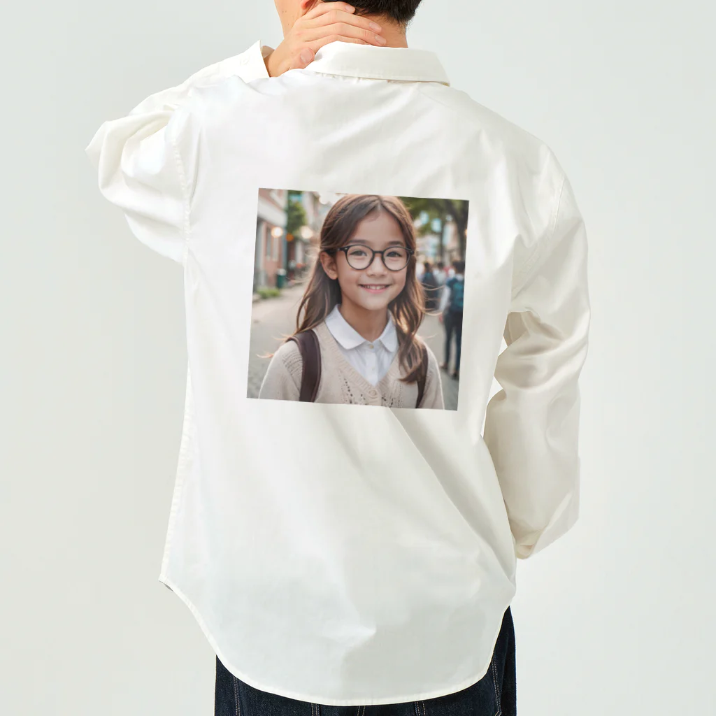 yuyuu_youtubeのメガネの少女 Work Shirt