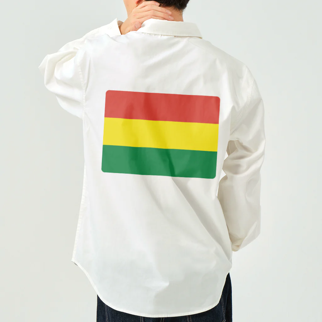 お絵かき屋さんのボリビアの国旗 ワークシャツ