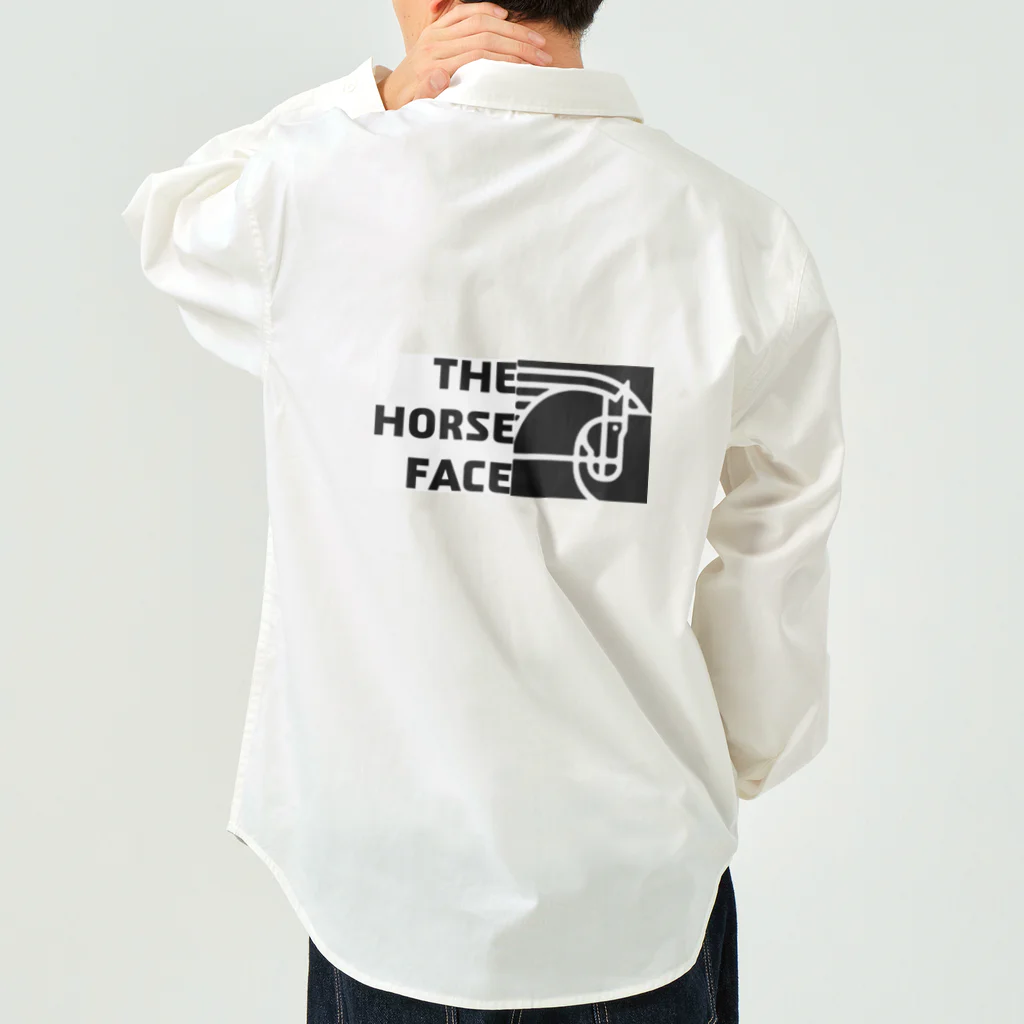 ロゼットステーブル お馬の雑貨屋さん🏇のThe Horse Face改 ワークシャツ