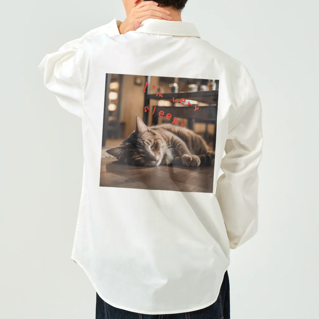 moriyama1981の眠たい猫 Work Shirt