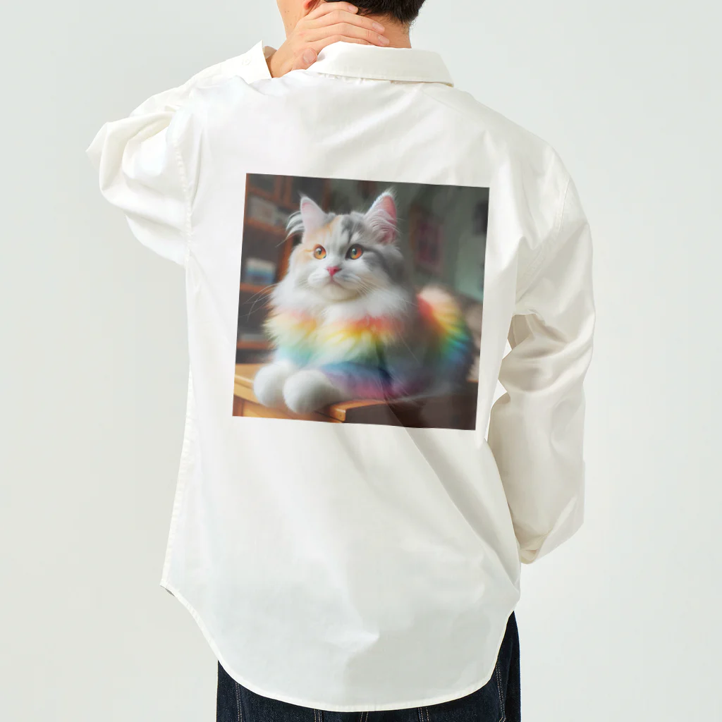 Creation CATの虹色CAT Work Shirt