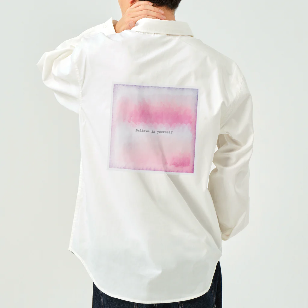 さくら蒸しパンのBelieve in yourself Work Shirt