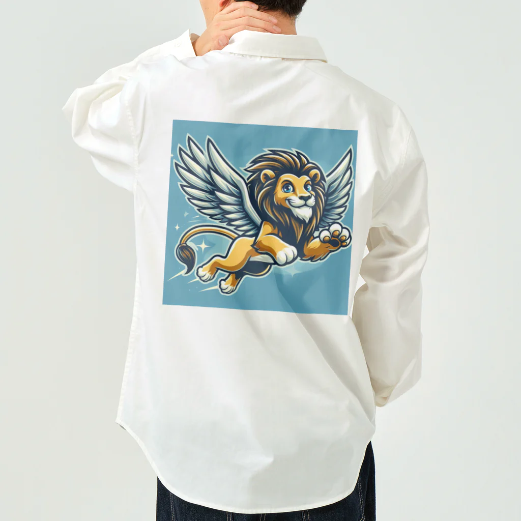 ゆゆゆの翼の生えたライオン Work Shirt