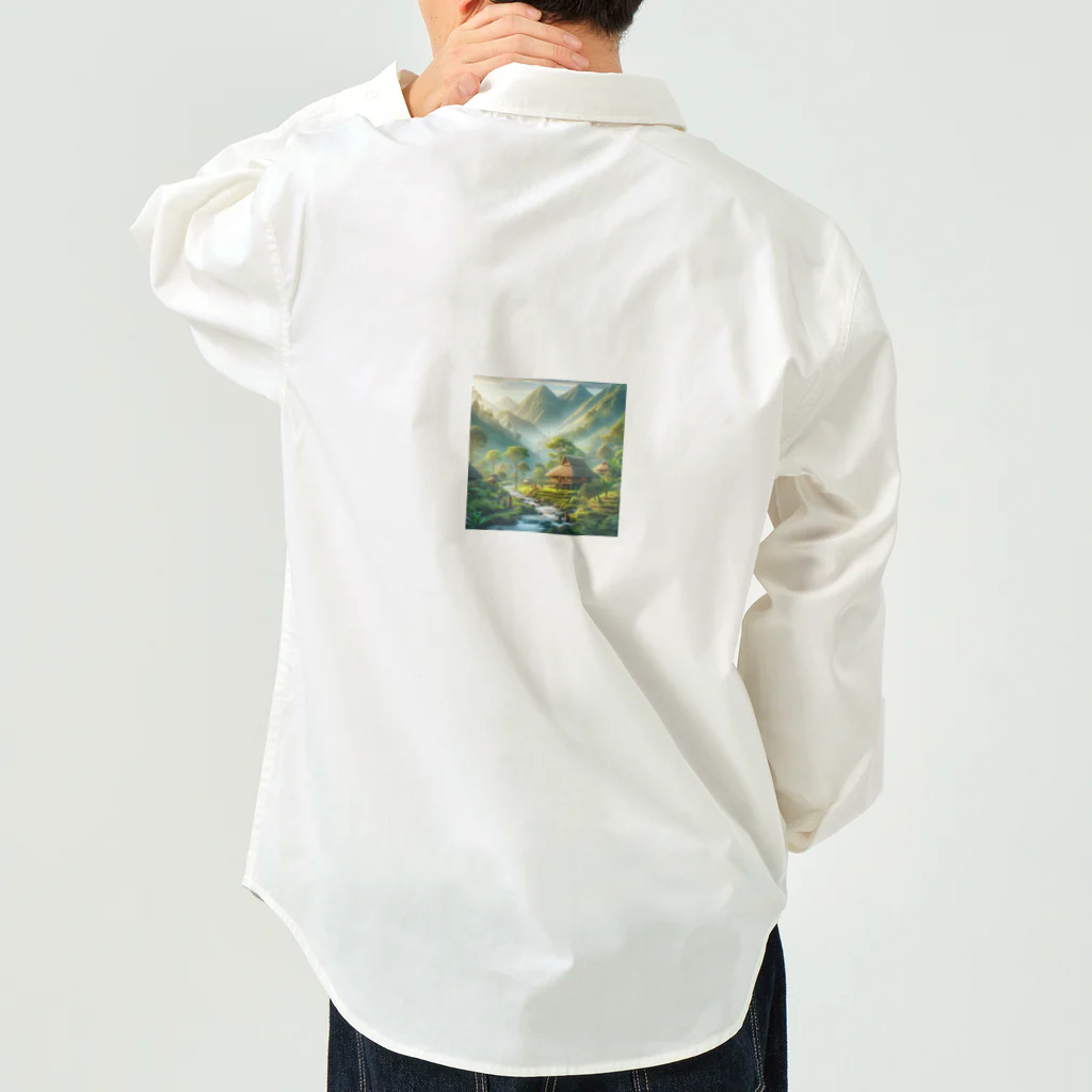 丸山晩霞オリジナルグッツの水彩画家丸山晩霞の近代画像グッズ2 Work Shirt