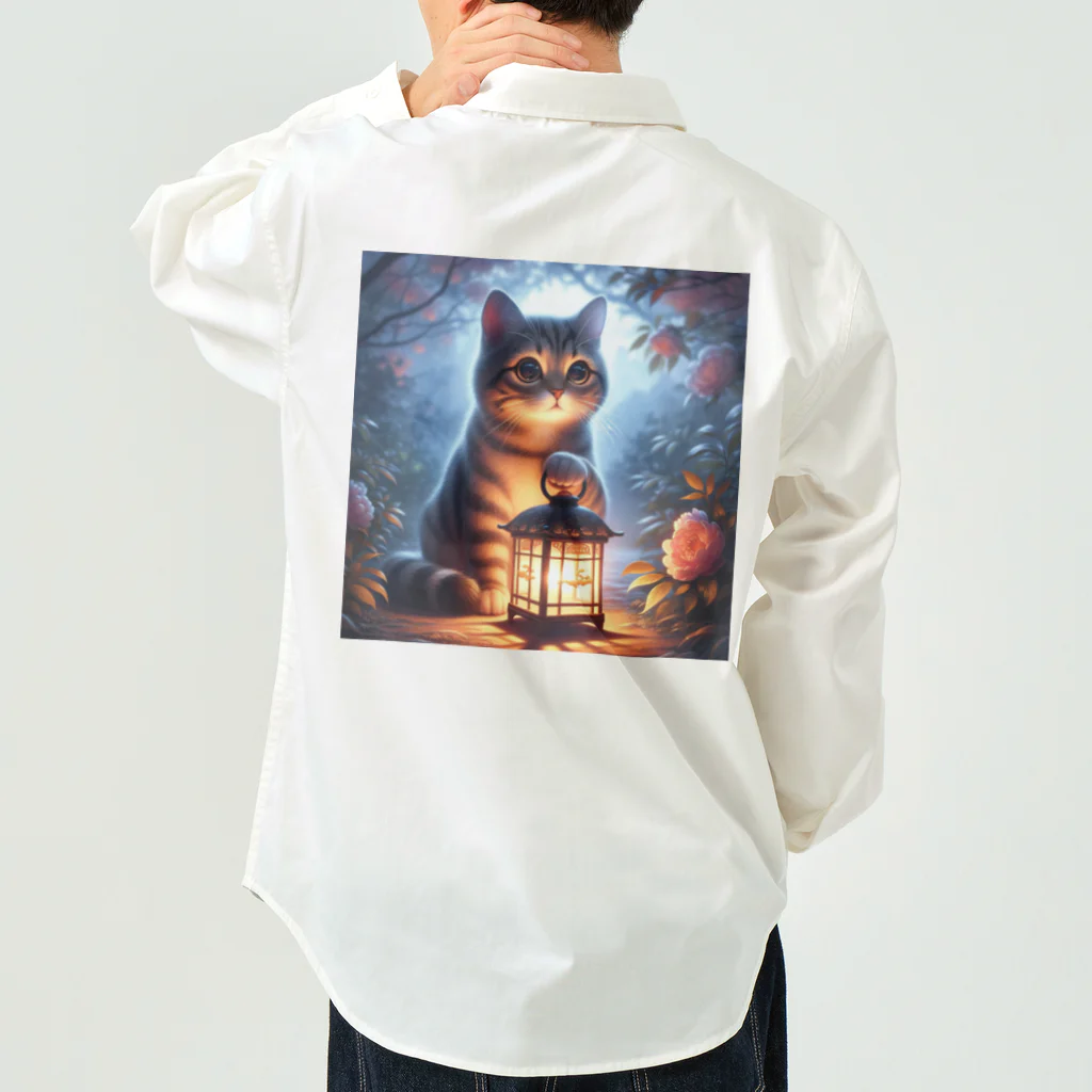 yos-1292583のねこニコばん Work Shirt