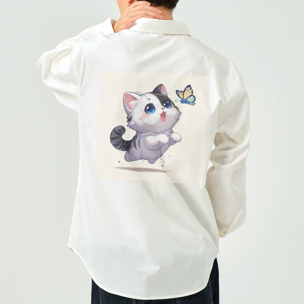 yos-1292583のねこニコばん Work Shirt