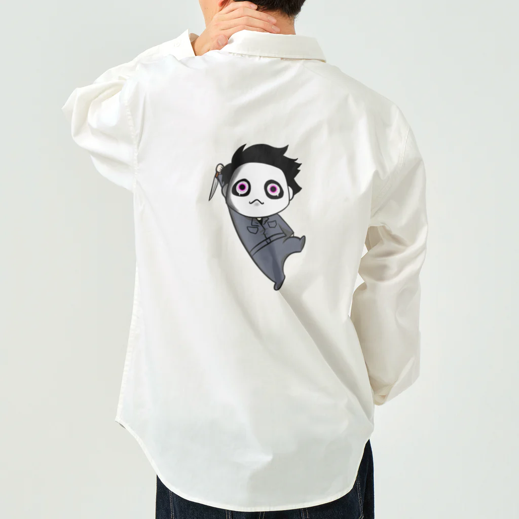 金太郎問屋のイライラマイケルくん Work Shirt