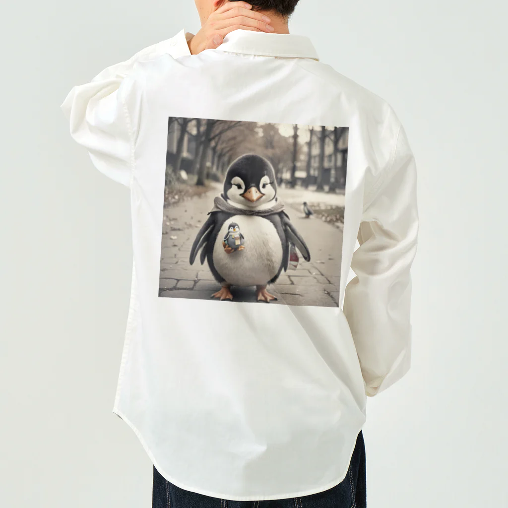 Mt_hatakeのお出かけペンギン Work Shirt