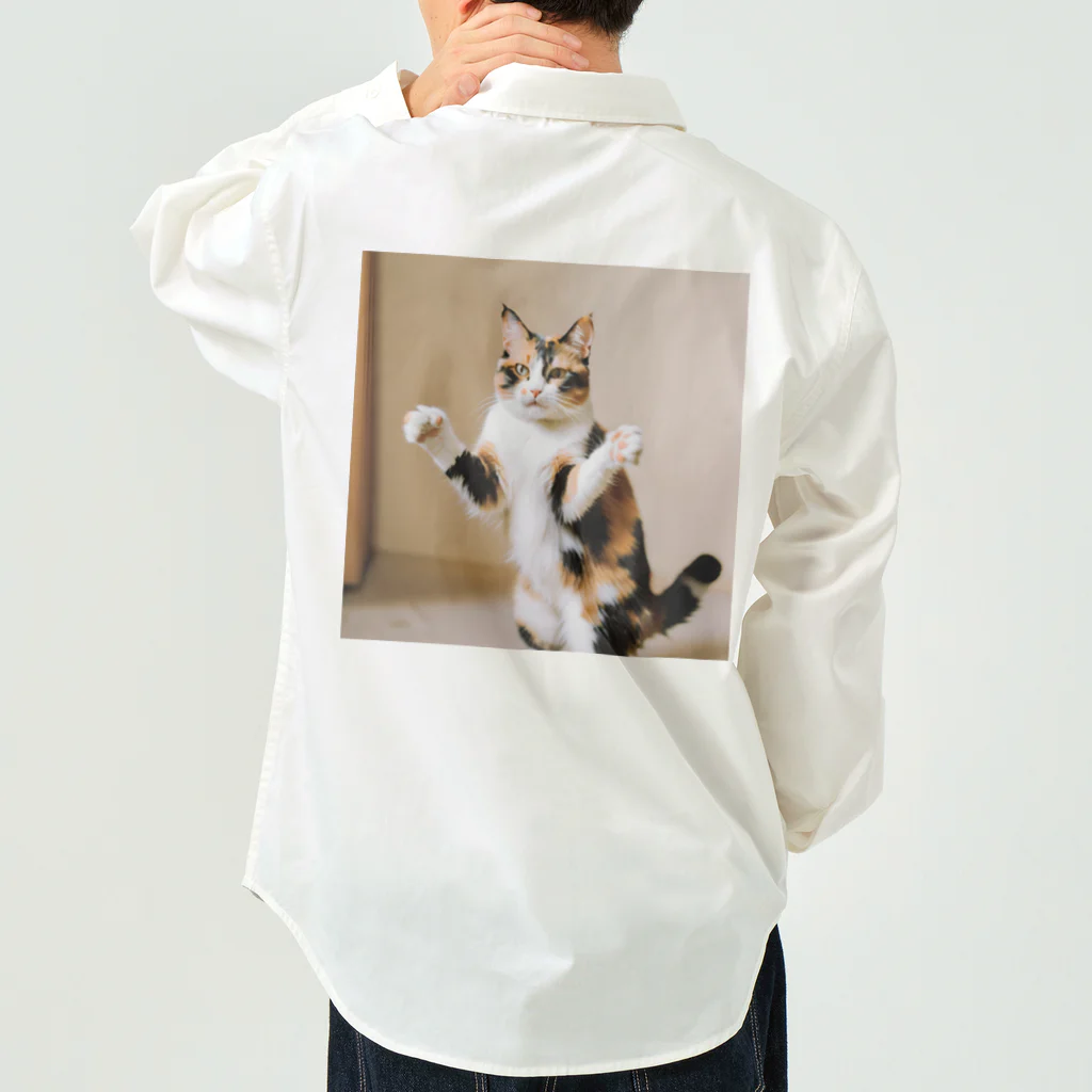 shadowshadowの三毛猫 Work Shirt