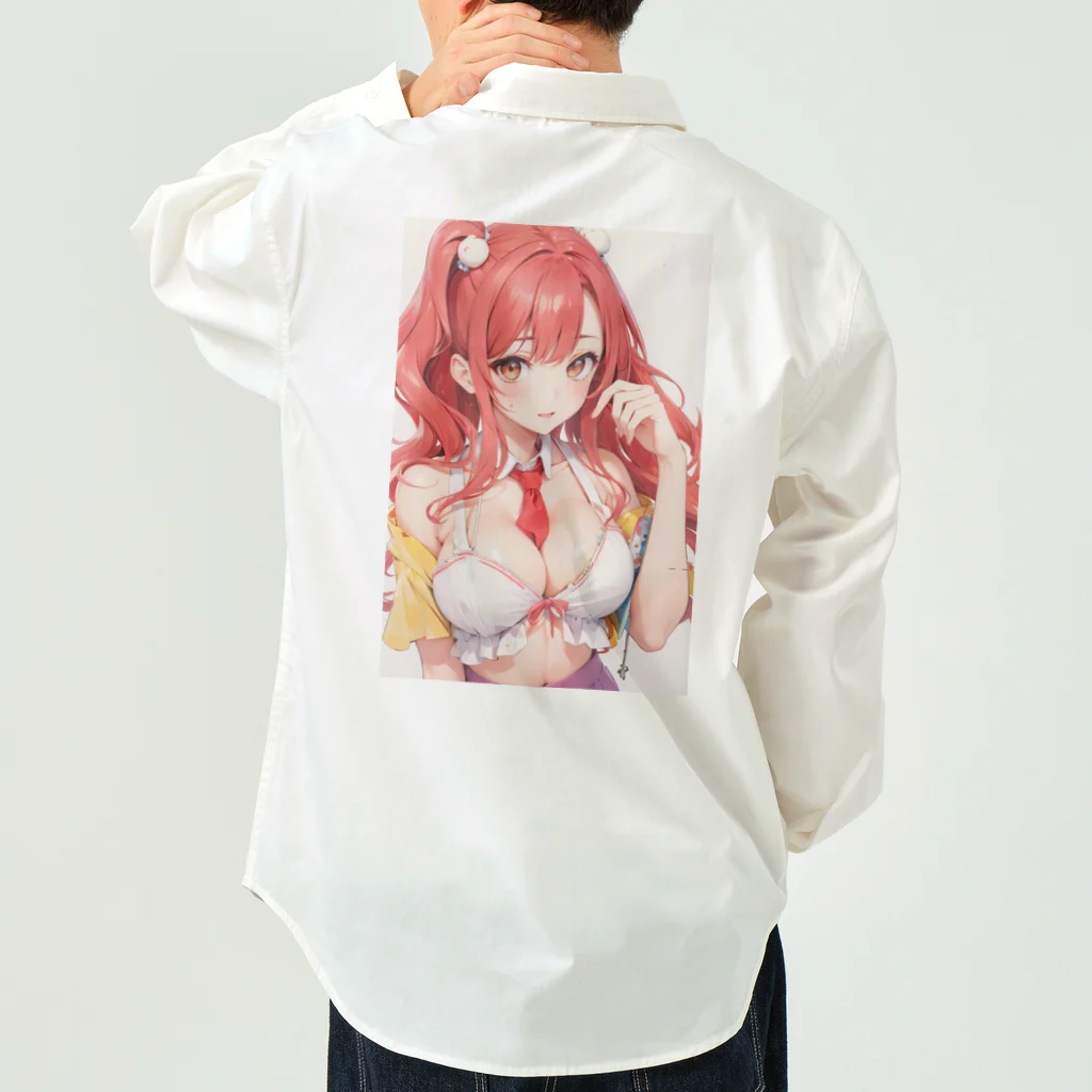 みおちゃんartshopの赤髪天使な女の子グッズ Work Shirt