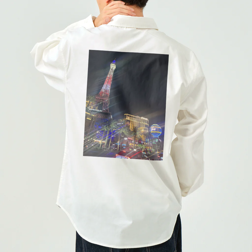 monkey_tkのラスベガス　夜景　カジノ Work Shirt