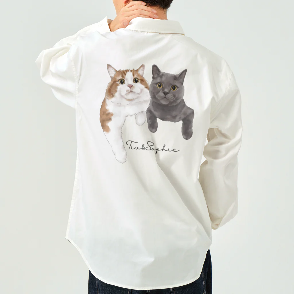 みきぞーん｜保護猫 ミッキー画伯と肉球とおともだちのsophie tiv Work Shirt